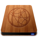 slick, server, drive, wooden icon