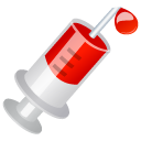 Blood, Injection icon