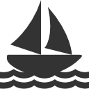 sail, boat icon