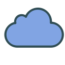 brand, storage, cloud, sky, shape, internet icon