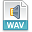 file extension wav icon