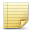 yellow, note, paper, document, legal, pad, file icon