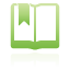 bookmark, green, book, open icon