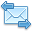 email send receive icon