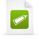 document, green, paper, file icon