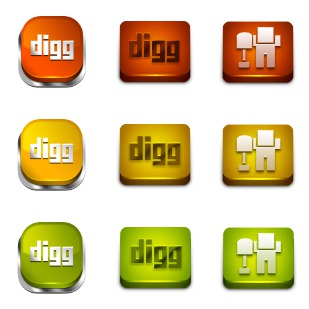 Power Up Your Digg icon sets preview