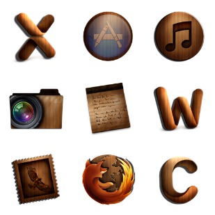 Gopher Wood icon sets preview