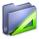 Applications Blue Folder icon