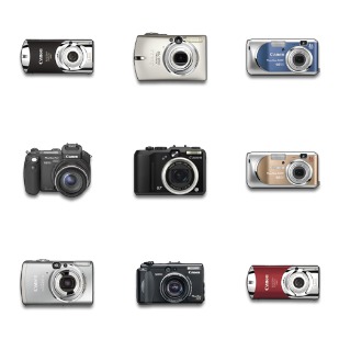 Canon Digital Camera icon sets preview