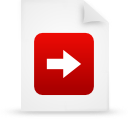 document, file, red, paper icon