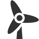 turbine, wind icon