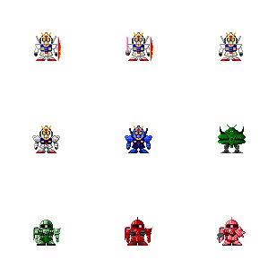 SD Gundam icon sets preview