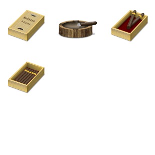 Cigars icon sets preview