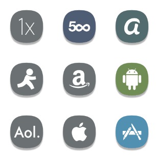 Cute Social 2014 icon sets preview