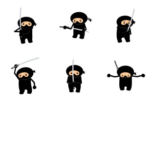 Ninja icon sets preview