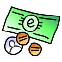 coin, cash, currency, money icon
