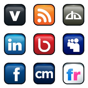 Social Networking icon sets preview