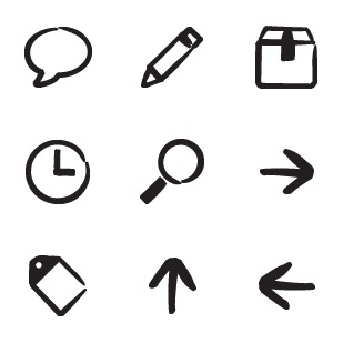 Marker-Style Icons icon sets preview