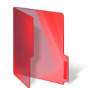 red,folder icon
