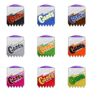 Candybar Colors icon sets preview