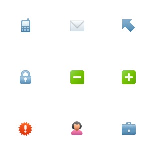 Blueberry Basic icon sets preview