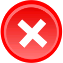 delete, remove, del icon