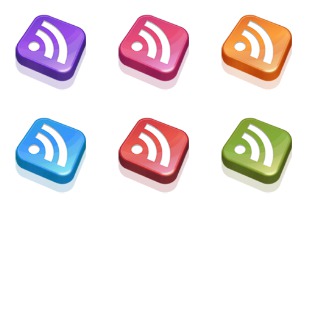 3D RSS icon sets preview