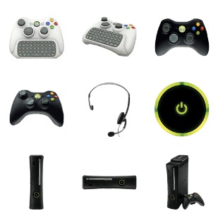 Xbox 360 Elite icon sets preview