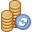 gold, currency, cash, stacks, payment, credit card, pay, check out, money, coin, share icon