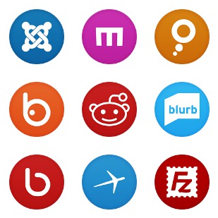 Circle Addon 1 icon sets preview