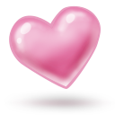love, heart, valentine, pink icon