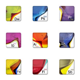 Adobe CS3 icon sets preview