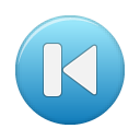 Blue, Button, First icon