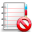 notebook, delete icon