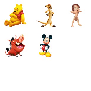 Disney icon sets preview