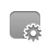 rounded, rectangle, gear icon