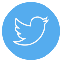 circle, twitter, outline, social-media icon