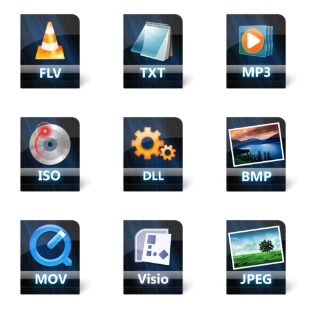 Black Pearl Files icon sets preview