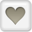 whitestyle, heart icon