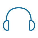headphone, sound, media, player, music, audio, speaker icon