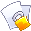 lock, paper, document, security, file, locked icon