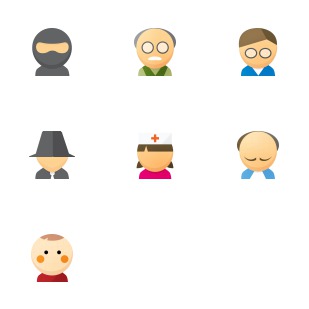 User icon sets preview
