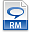 file extension rm icon
