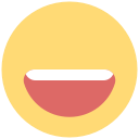 laugh, emoji, face, happy, smiley, feeling, expression icon