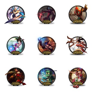 League of Legends icon sets preview