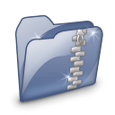 Folder Dossier Zip SZ icon