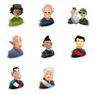 Political Characters Vol. 2 icon sets preview