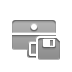 cashbox, diskette icon