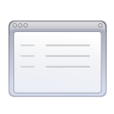 List, Text, View icon