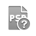 file, psd, format, help icon